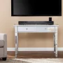 Southern Enterprises Illusions Collection Mirrored Console Table/Desk - Image 3