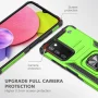 NIFFPD Galaxy A03S Phone Case Samsung A03S Case Magnetic Car Mount Ring Kickstand Cover Case Samsung Galaxy A03S Green - Image 3