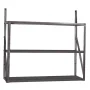 3-Tier Shelf, 30.25 in. H x 33.25 in. W x 10.75 in. D, Galvanized Steel - Image 5