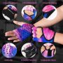 Workout Gloves Women Weight Lifting: Fingerless Gym Gloves with Padded Palm - Lightweight & Breathable Weightlifting Gloves for Exercise Training | Fitness | Sport | Crossfit | Pull Up - Image 2