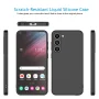 Njjex Cases Cover for 2023 Samsung Galaxy S23,S23 Plus,S23 Ultra, Njjex Soft Silicone Gel Rubber Bumper Phone Case Anti-Scratch Hard Shell Shockproof Protective Case Cover,Black - Image 2