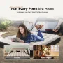 Honeydrill King Size 9" Air Mattress with Headboard, Air Couch Sofa Bed - Image 2