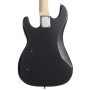 Davison 4-String Electric Bass Guitar with P-Style Pickups and 15-Watt Amplifier, Black - Image 3