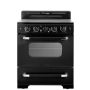 Unique Appliances - 30 in. Wide 5 Elements Classic Retro 3.9 Cu. Ft. Freestanding Electic Convection Range with Glass Top and Storage Drawer - Midnight Black - Image 1