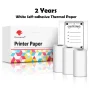 Phomemo Thermal Paper for T02/M02X Portable Printer Self-adheisve Labels Sticky Fit DIY Photo Texts Study Notes 53mm Printing - Image 1