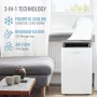 Keystone - 450 Sq. Ft. 12,000 BTU ASHRAE/10,000 BTU DOE Portable Inverter Air Conditioner with Remote Control - White - Image 2