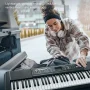 Donner DEK-200 61-Key Piano Full-Size Electronic Keyboard Set, Auto Accompaniment, Metronome,, Includes 300 Tones, with Stand, Bench, Microphone - Image 4