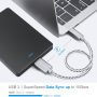 CableCreation Short USB C Hard Drive Cable 1FT, USB 3.1 C to Micro B Cable 10Gbps USB C to Hard Drive Cable Compatible with MacBook Pro Air Galaxy S5 My Passport Elements etc, 0.3m Space Gray - Image 4