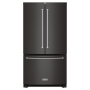 KitchenAid - 36 in. Wide 20 cu. ft. Counter-Depth French Door Refrigerator with Interior Dispense - Print Resist Blk Stnlss - Image 1