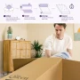 NapQueen Victoria Twin 12 in Gel Infused Memory Foam and Pocket Spring Hybrid Mattress in a Box, Adult - Image 4