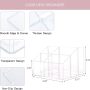 Yesesion Clear Makeup Brush Organizer, Cosmetics Display Case with 5 Compartments, Desktop Storage Box Countertop Holder for Beauty Supply, Lipstick, Jewelry, Stationery in Vanity, Bathroom, Office - Image 3