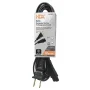 12 ft. 18/2 Light Duty Computer, Monitor, TV Replacement Cord, Black - Image 6