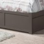 Madison Grey Solid Wood Frame Queen Platform Bed with Footboard and Twin XL Trundle - Image 6