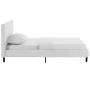 Anya White Fabric Twin Bed - Image 2