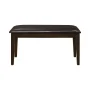 Monarch Specialties Guillen 5-piece Dining Set with Bench Cappuccino and Dark Brown - Image 6