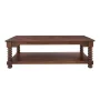 Glenmore 54 in. Large Walnut Brown Rectangle Wood Coffee Table with Detailed Legs - Image 2
