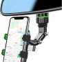360° Car Phone Holder Rotatable And Retractable Rearview Mirror Universal Mount - Image 2