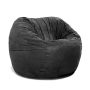 Jaxx Saxx 3 Foot Round Bean Bag w/ Removable Cover, Charcoal - Image 3