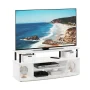 Furinno JAYA Large Entertainment Center Hold up to 55-IN TV, White/Black - Image 4
