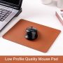 2 Pcs Leather Mouse Pad Large 31.5" x 15.7" & 10.2" x8.2" - Dual Sided Office Desk Pad, Mousepad, Desk Blotter Protector for Keyboard Mouse, Desk Writing Mat for Office Home(Brown+Grey) - Image 5