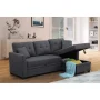 Alexent 3 Seater L-Shaped Sofa with Pull-Out Sleeper Sofa, Sofa with Storage Recliner for Living Room, Bedroom, Apartment Small Combination Sofa, Dark Gray - Image 6