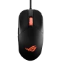 Asus ROG Strix Impact III Gaming Mouse, Semi-Ambidextrous, Wired, Lightweight, 12000 DPI sensor, 5 programmable buttons, Replaceable switches, Paracord cable, FPS gaming mouse, Black - Image 2