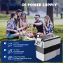 SIMZLIFE 12V Electric Car Refrigerator, 59QT RV Freezer Fridge, DC & AC - Home, Travel, Camping, Outdoor - Gray, 36.8 lb - Image 6