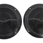 Pair Rockville RMC65B 6.5" 600 Watt Waterproof Marine Boat Speakers 2-Way Black - Image 1