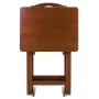 Alex19.06 in. Walnut 5-Piece Snack Table - Image 6