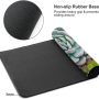 Green Succulent Plant Mouse Pad, Long Extended XL Mousepad Desk Pad, Large Rubber Mice Pads Stitched Edges, 31.5'' X 11.8'' - Image 3