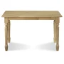 International Concepts 30" X 48" Solid Wood Top Dining Table with a Natural Finish - Image 1