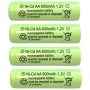20 AA Rechargeable Batteries NiMH 600mAh 1.2v Garden Solar Ni-Mh Light LED C20 - Image 3