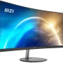 MSI - Pro MP341CQ 34"Curved LCD QHD 100Hz 1ms FreeSync Monitor ,Built-in Speakers (DisplayPort, HDMI ) - Matte Black - Image 2