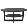 Furinno 15020WN Jaya Oval Coffee Table, Walnut Color - Image 3