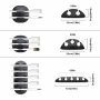 10-Pack Cable Reel Organizers Cord Wrap Holders Desktop Charger Clip Wire - Image 4