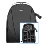 Ultimaxx Water-Resistant Camera / Gadget Backpack with Fully Padded / Adjustable Dividers for Customization - Image 1