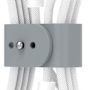 Nimble - Powerknit USB-C to Lightning Cable 1M/3.3FT MFi Certified Fast Charging for iPhone 14–6, iPad & AirPods, Durable Cord - White - Image 1