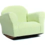 Keet Fabric Slat Back Rocking Chair, Multiple Colors - Image 1