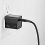 Insignia™ - 25W Compact Wall Charging Kit for USB-C Smartphones, Tablets and More - Black - Image 3