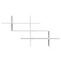 Hanover White MDF Wood Elongated Decorative Wall Shelf - Image 4