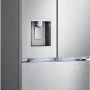 LG - 36-in Wide Counter-Depth MAX 25.5 Cu. Ft. French Door Smart Refrigerator with Four Kinds of Ice - Stainless Steel - Image 2