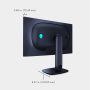Alienware - AW2725Q 26.7" QD-OLED 4K UHD 240Hz 0.03-ms FreeSync Premium Pro G-SYNC Gaming Monitor with HDR (HDMI, DisplayPort, USB) - Interstellar Indigo - Image 2