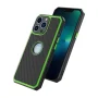 iPhone 13 13 Mini 13 Pro Max Case, iPhone 13 Pro Cute Case, Tekcoo Shock Absorbing [Green] Rubber Silicone & Plastic Scratch Resistant Bumper Grip Cute Sturdy Hard Phone Cases Cover - Image 5