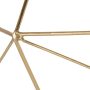 Prouve 14 in. x 7 in. x 15 in. Gold Metal Decorative Wall Shelf - Image 3
