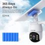 Ankway Solar Security Camera, Wireless Outdoor Cameras with Smart App, Color Night Vision, 360° PTZ WiFi Camera, IP65 Waterproof, AI Detection, 2-Way Talk, 3.5W Solar Powered Panel - Image 6