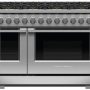 Fisher & Paykel - 48 in. Wide 8 Burner Double Oven Professional Convection Gas Range (LP) - Stainless Steel - Image 1