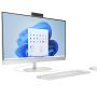 HP - 23.8 inch All-in-One Desktop PC 24-cr0410 AMD Athlon Silver 7120U 8GB RAM 256GB SSD Win 11 Home - Shell White - Image 2