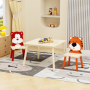 Solid Wood Children's Table Set With 2 Chairs - Image 4
