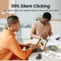 UGREEN Vertical Mouse Wireless Bluetooth5.0 2.4G Ergonomic 4000DPI 6 Mute Buttons for MacBook Tablet Laptops Computer PC Mice - Image 4