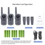onn Two-Way Radios Walkie Talkies with LED Light, 22 FRS Channels, Up to 23 Mile Range, 3 Count - Image 2
